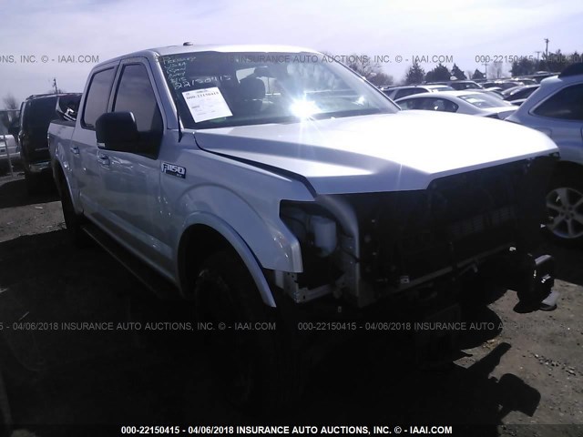 1FTEW1EF8GFD59806 - 2016 FORD F150 SUPERCREW SILVER photo 1
