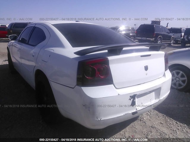 2B3CA3CV8AH234405 - 2010 DODGE CHARGER SXT WHITE photo 3