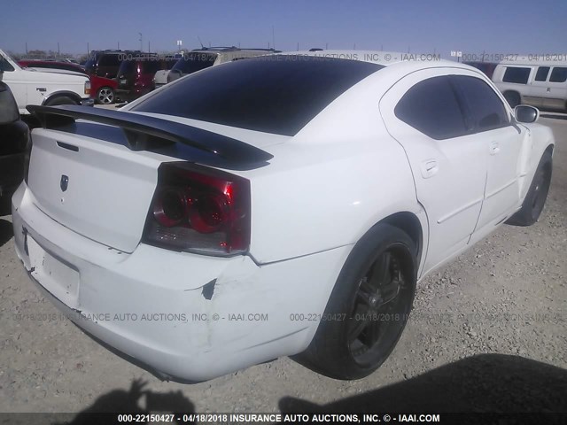 2B3CA3CV8AH234405 - 2010 DODGE CHARGER SXT WHITE photo 4