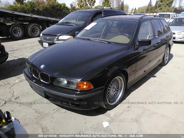 WBADP6346XBV63063 - 1999 BMW 528 IT AUTOMATIC BLACK photo 2