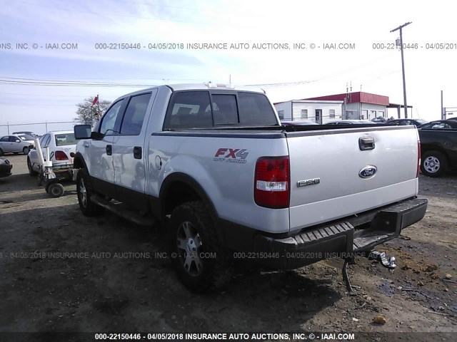 1FTPW14524KD32024 - 2004 FORD F150 SUPERCREW SILVER photo 3