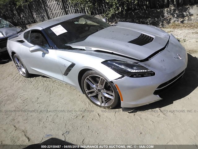 1G1YK2D72F5100282 - 2015 CHEVROLET CORVETTE STINGRAY/2LT/Z51 SILVER photo 1