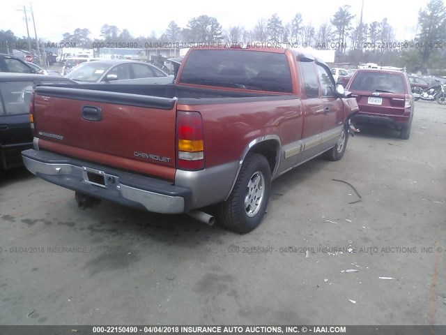 2GCEC19TX11272612 - 2001 CHEVROLET SILVERADO C1500 ORANGE photo 4