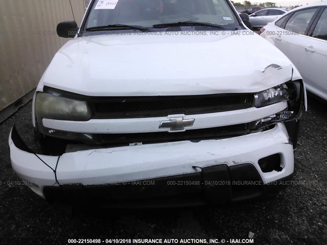 1GNES16M556166008 - 2005 CHEVROLET TRAILBLAZER EXT LS/EXT LT WHITE photo 6