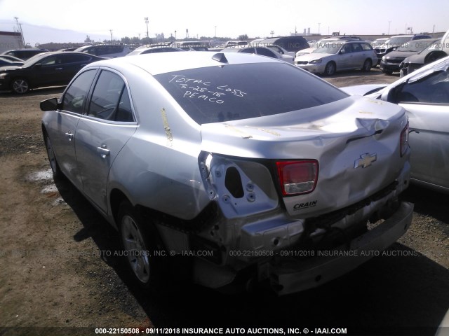 1G11B5SA5DF358661 - 2013 CHEVROLET MALIBU LS Gümüş foto 3