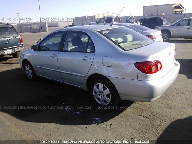 1NXBR32E07Z927832 - 2007 TOYOTA COROLLA CE/LE/S SILVER photo 3