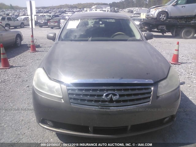 JNKAY01E66M102510 - 2006 INFINITI M35 SPORT GRAY photo 6