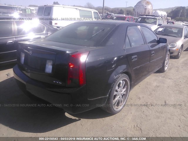 1G6DM57N230161610 - 2003 CADILLAC CTS BLACK photo 4