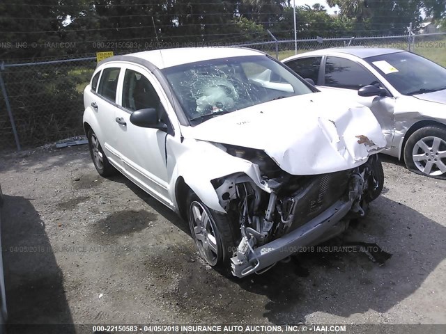 1B3HB48B78D658754 - 2008 DODGE CALIBER SXT WHITE photo 1