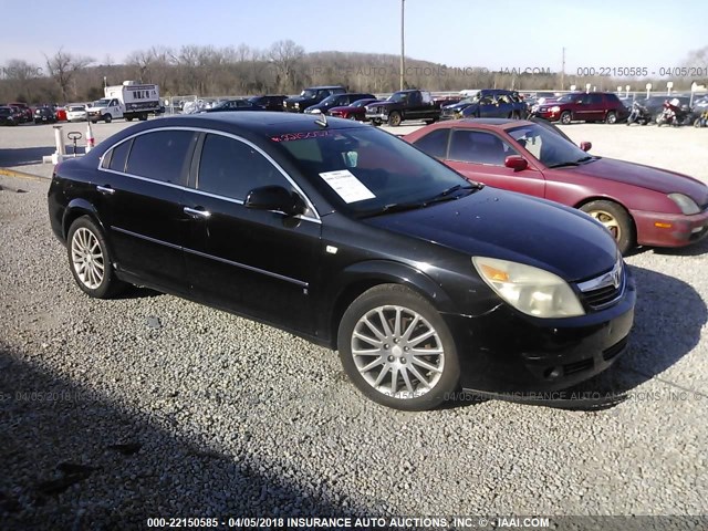 1G8ZV57797F218190 - 2007 SATURN AURA XR BLACK photo 1