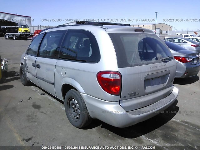 1D4GP24E57B151106 - 2007 DODGE GRAND CARAVAN SE SILVER photo 3