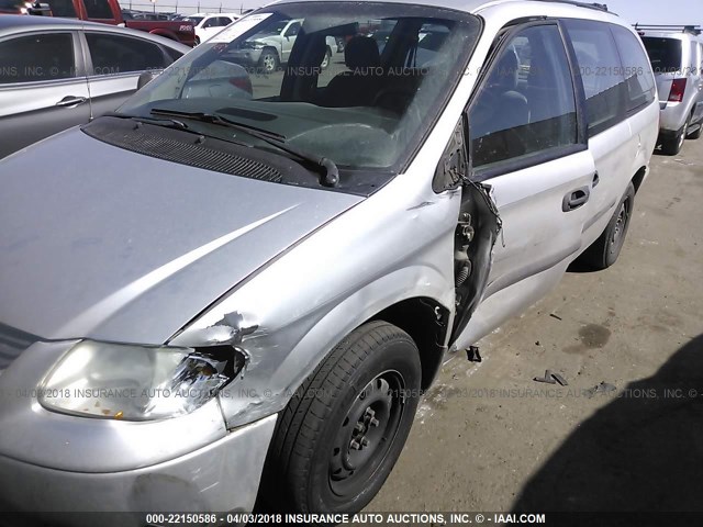 1D4GP24E57B151106 - 2007 DODGE GRAND CARAVAN SE SILVER photo 6