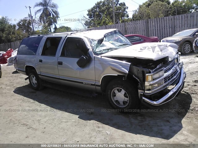 3GNEC16RXXG232451 - 1999 CHEVROLET SUBURBAN C1500 TAN photo 1