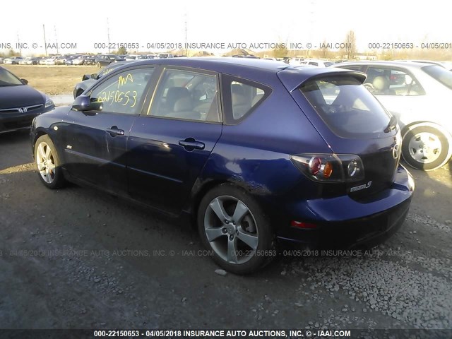 JM1BK143841193009 - 2004 MAZDA 3 HATCHBACK PURPLE photo 3