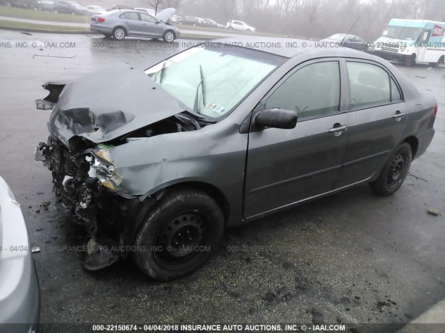 2T1BR32E06C693823 - 2006 TOYOTA COROLLA CE/LE/S GRAY photo 2