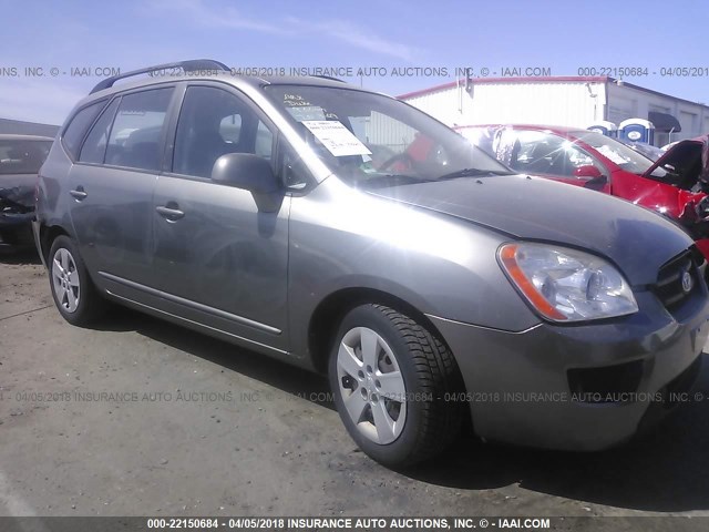 KNAFG529697274724 - 2009 KIA RONDO LX/EX GRAY photo 1