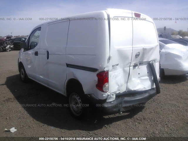 3N6CM0KN3FK690741 - 2015 NISSAN NV200 2.5S/2.5SV WHITE photo 3