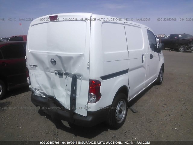 3N6CM0KN3FK690741 - 2015 NISSAN NV200 2.5S/2.5SV WHITE photo 4