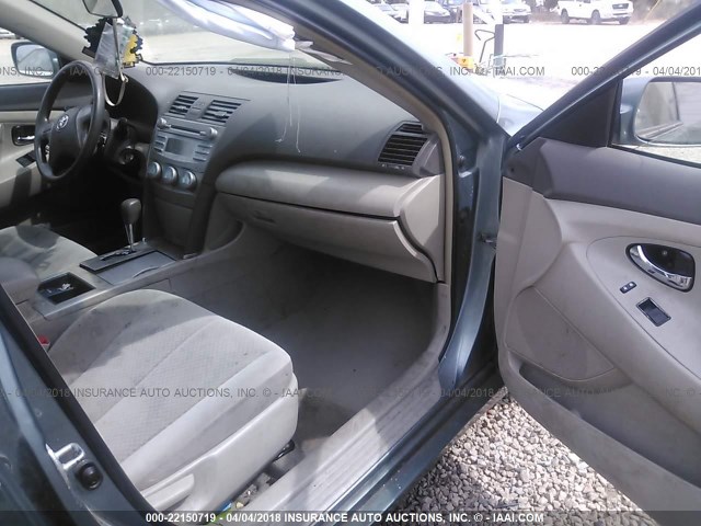 4T1BE46K07U569326 - 2007 TOYOTA CAMRY NEW GENERAT CE/LE/XLE/SE GREEN photo 5