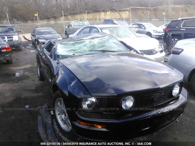 1ZVHT82H485160857 - 2008 FORD MUSTANG GT BLACK photo 6