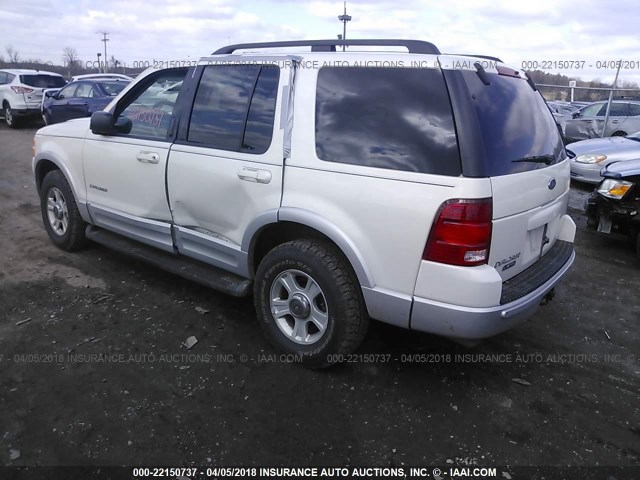 1FMDU75E82ZB67347 - 2002 FORD EXPLORER LIMITED თეთრი ფოტო 3