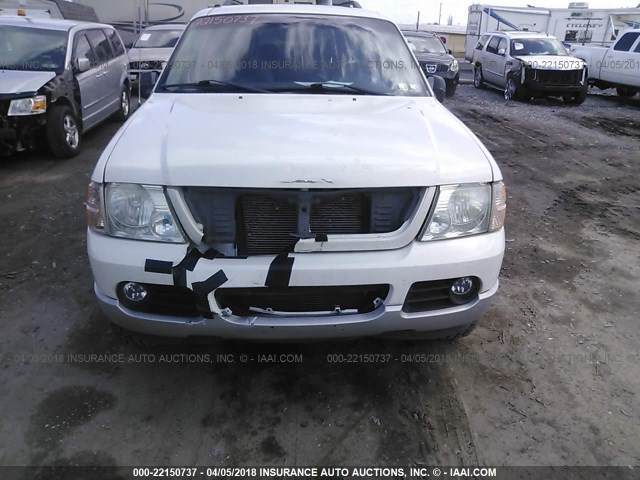 1FMDU75E82ZB67347 - 2002 FORD EXPLORER LIMITED თეთრი ფოტო 6