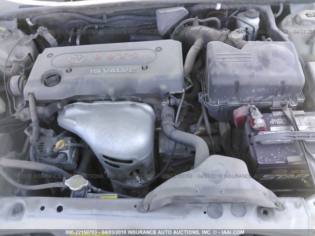 4T1BE32KX3U782150 - 2003 TOYOTA CAMRY LE/XLE/SE ვერცხლისფერი ფოტო 10