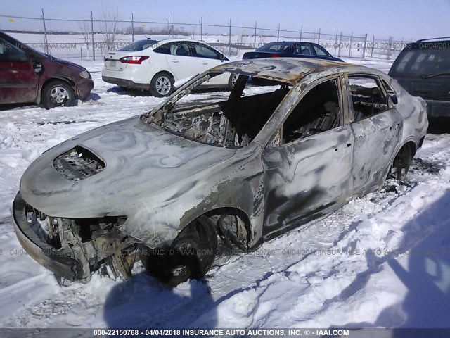 JF1GE76669G503028 - 2009 SUBARU IMPREZA WRX GRAY photo 2