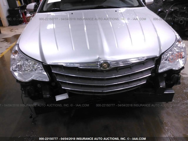 1C3LC55R38N128969 - 2008 CHRYSLER SEBRING TOURING SILVER photo 6