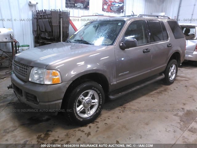 1FMZU73K84UC10518 - 2004 FORD EXPLORER XLT/XLT SPORT/NBX BROWN photo 2
