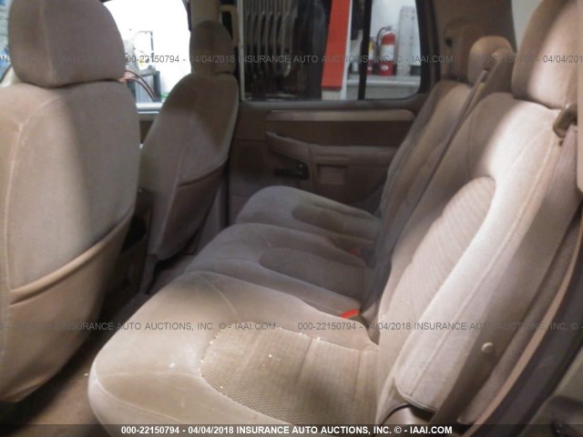 1FMZU73K84UC10518 - 2004 FORD EXPLORER XLT/XLT SPORT/NBX BROWN photo 8