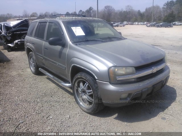 1GNDT13S822119215 - 2002 CHEVROLET TRAILBLAZER  GRAY photo 1