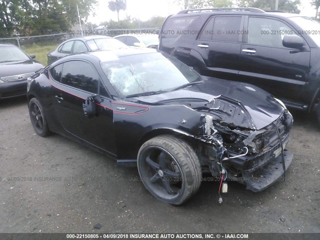 JF1ZNAA17D1714705 - 2013 TOYOTA SCION FR-S შავი ფოტო 1