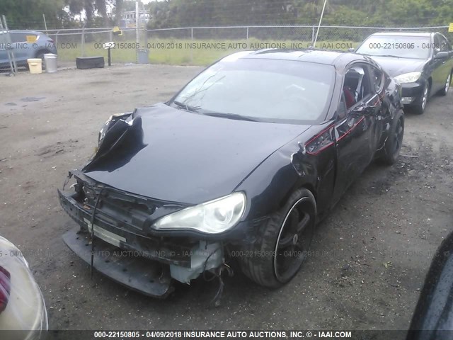 JF1ZNAA17D1714705 - 2013 TOYOTA SCION FR-S შავი ფოტო 2