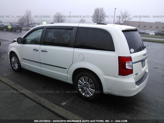 2C4RC1GG6DR531206 - 2013 CHRYSLER TOWN & COUNTRY LIMITED WHITE photo 3