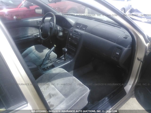 JN1CA21D2TT149250 - 1996 NISSAN MAXIMA GLE/GXE/SE GOLD photo 5