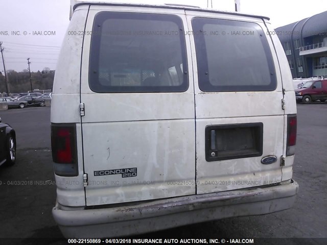 1FTPS24L2WHB55460 - 1998 FORD ECONOLINE E250 SUPER DUTY VAN WHITE photo 6