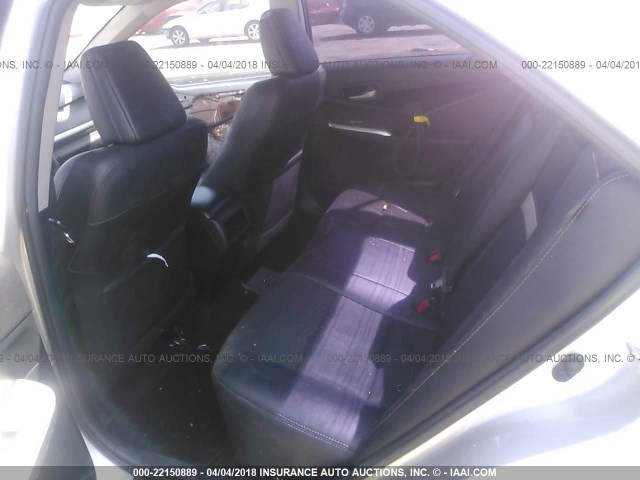 4T1BF1FK7CU166823 - 2012 TOYOTA CAMRY SE/LE/XLE 银色 照片 8