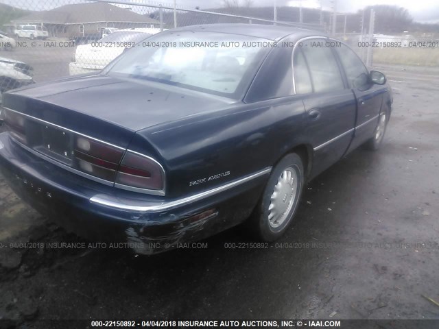 1G4CW52K1Y4159746 - 2000 BUICK PARK AVENUE  Dark Blue photo 4