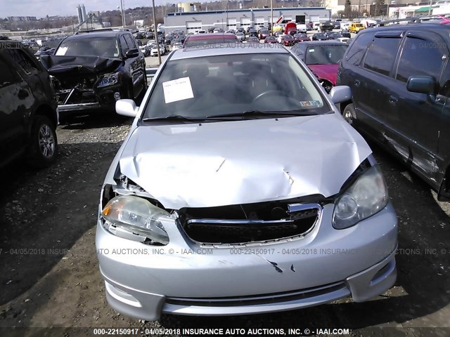 2T1BR32E77C850667 - 2007 TOYOTA COROLLA CE/LE/S SILVER photo 6