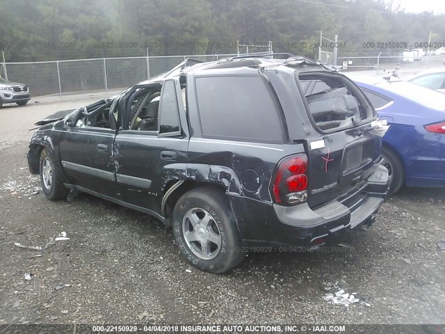 1GNDS13S842273574 - 2004 CHEVROLET TRAILBLAZER LS/LT BLACK photo 3