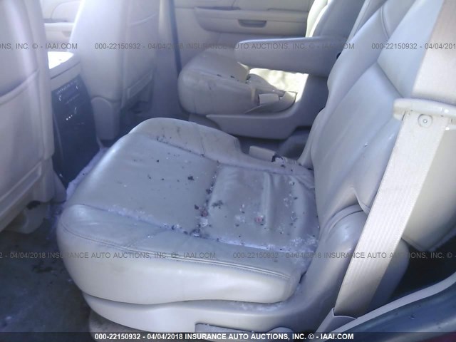 1GYFK23239R197892 - 2009 CADILLAC ESCALADE LUXURY წითელი ფოტო 8