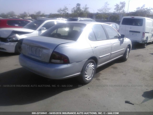 3N1CB51D63L807848 - 2003 NISSAN SENTRA XE/GXE SILVER photo 4