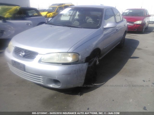 3N1CB51D63L807848 - 2003 NISSAN SENTRA XE/GXE SILVER photo 6