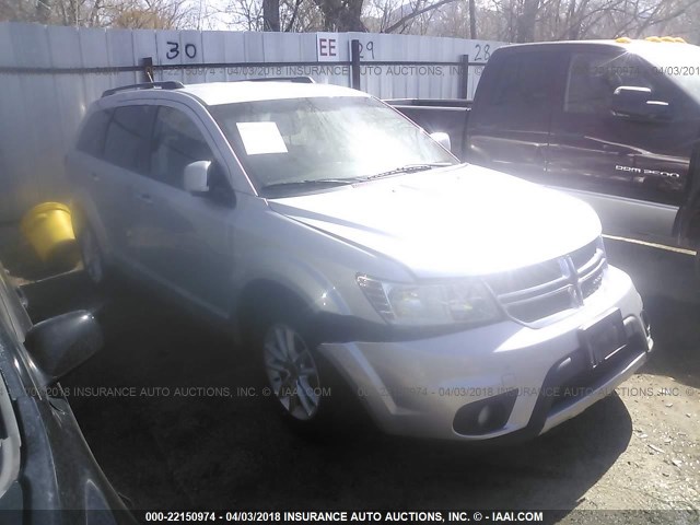 3C4PDDBG5ET178565 - 2014 DODGE JOURNEY SXT SILVER photo 1