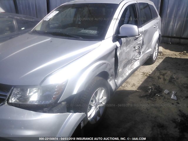 3C4PDDBG5ET178565 - 2014 DODGE JOURNEY SXT SILVER photo 6