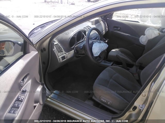 1N4AL11E92C164527 - 2002 NISSAN ALTIMA S/SL GOLD photo 5