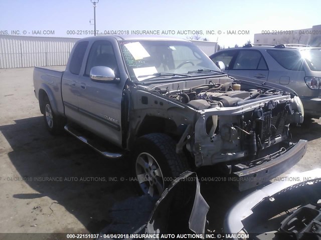 5TBRT341X3S344545 - 2003 TOYOTA TUNDRA ACCESS CAB SR5 SILVER photo 1