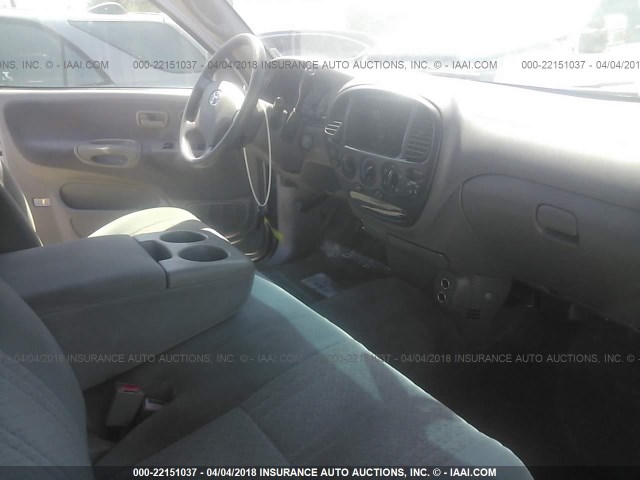 5TBRT341X3S344545 - 2003 TOYOTA TUNDRA ACCESS CAB SR5 SILVER photo 5