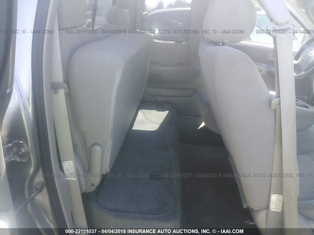 5TBRT341X3S344545 - 2003 TOYOTA TUNDRA ACCESS CAB SR5 SILVER photo 8